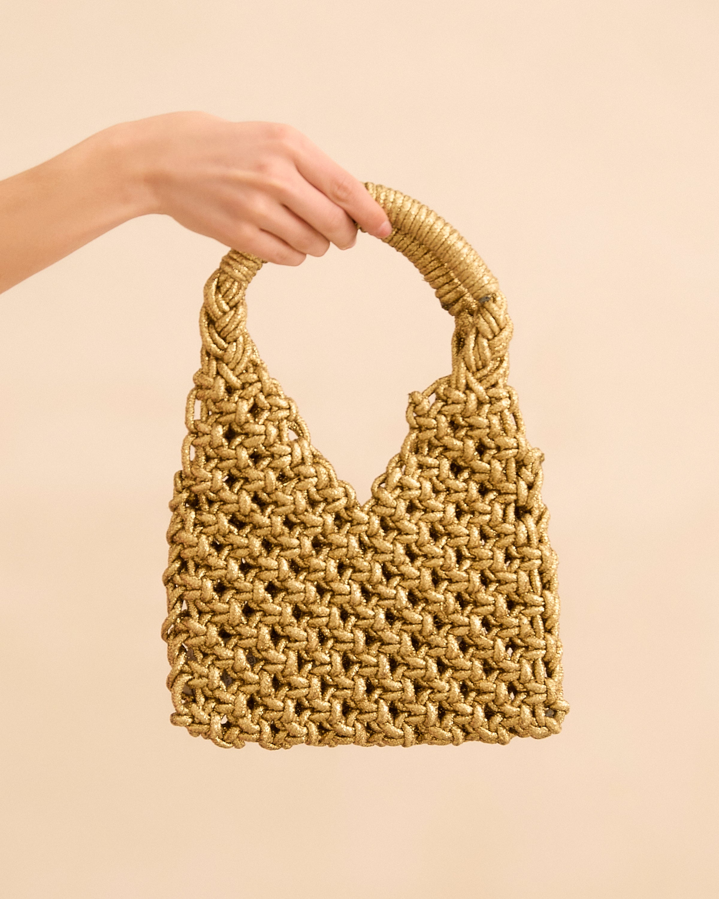 MIM Bolso Unica Knot Bag Metalizado