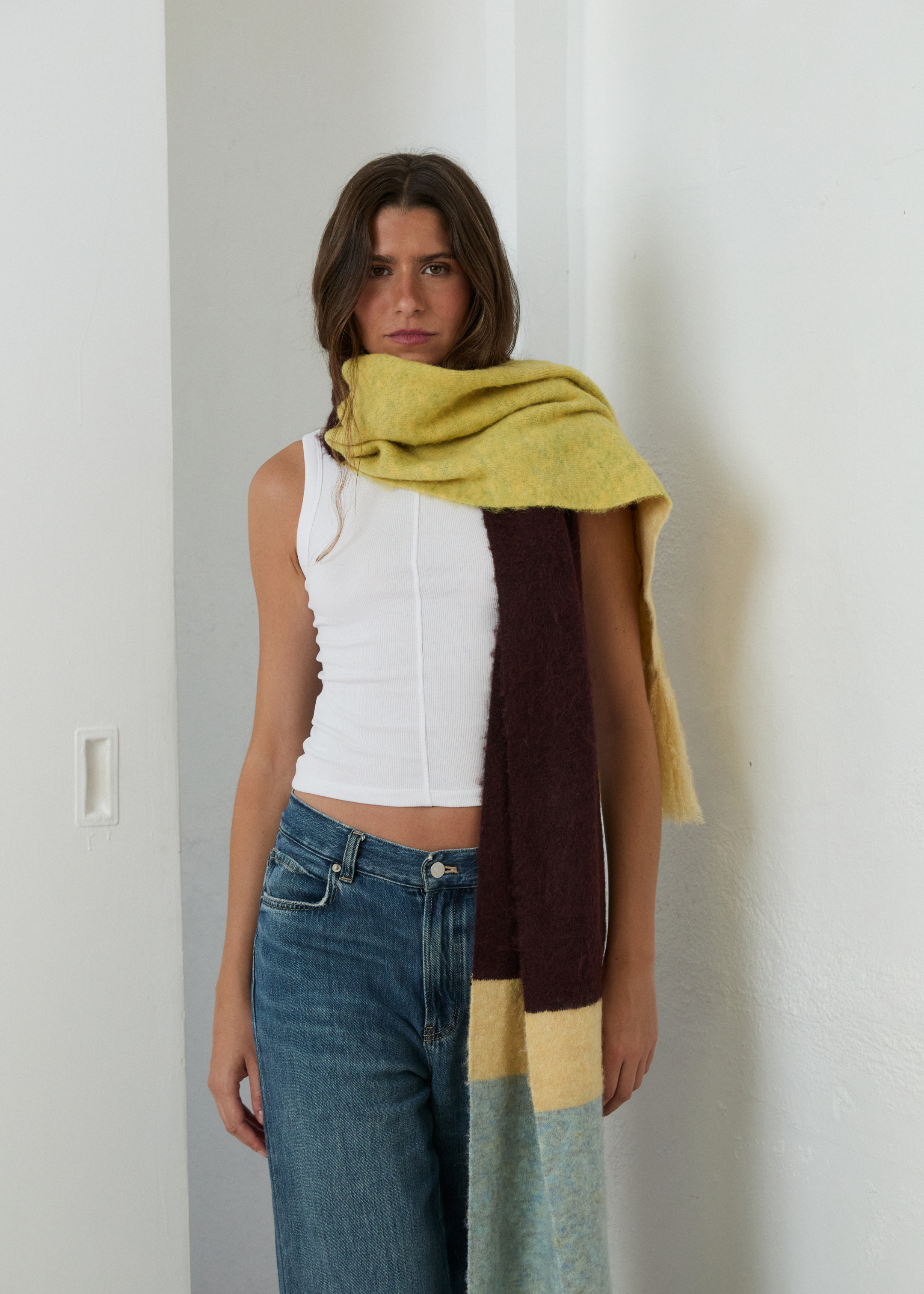 MIM Bufanda UNICA BUFANDA OVA BERENJENA