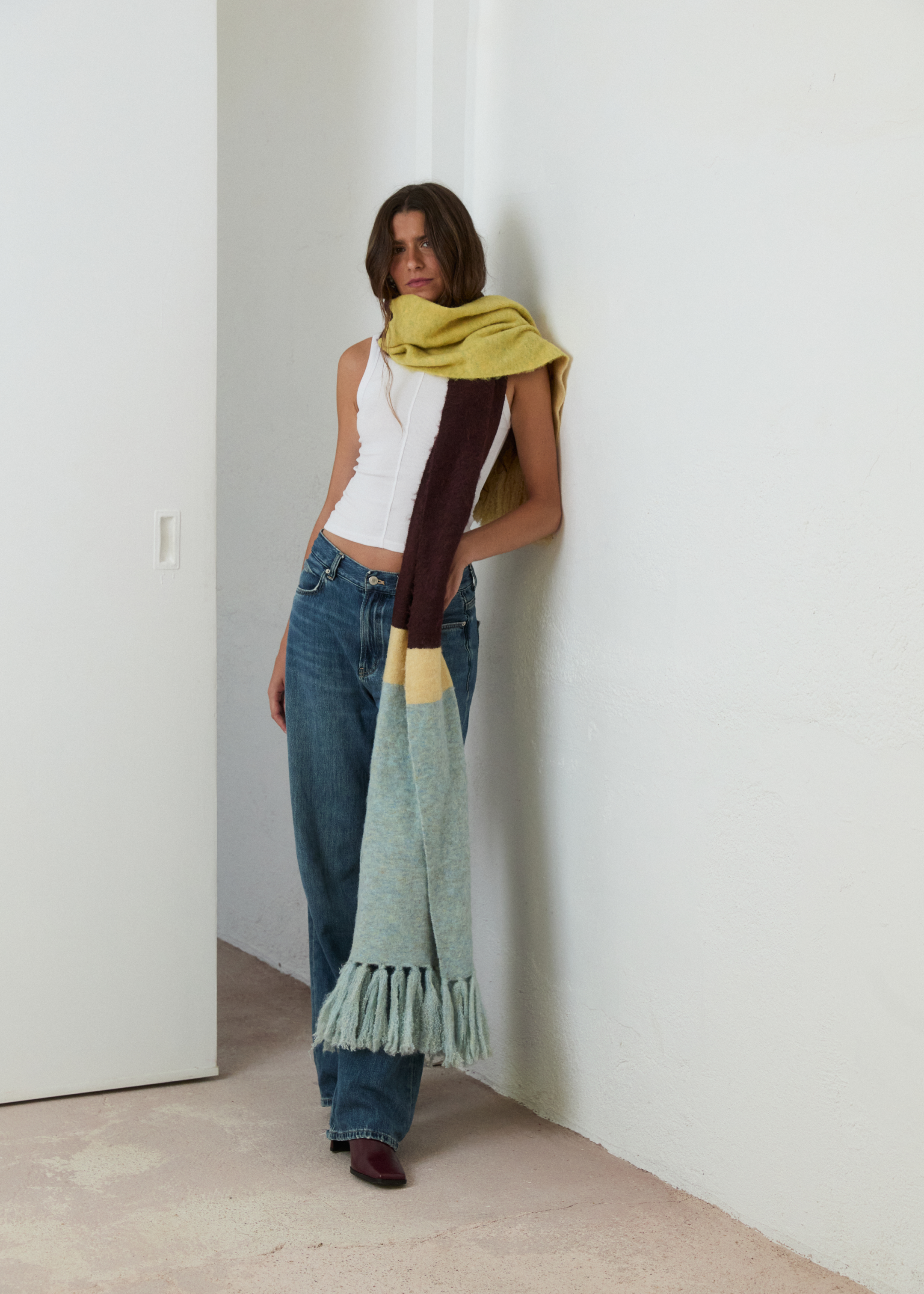 MIM Bufanda UNICA BUFANDA OVA BERENJENA