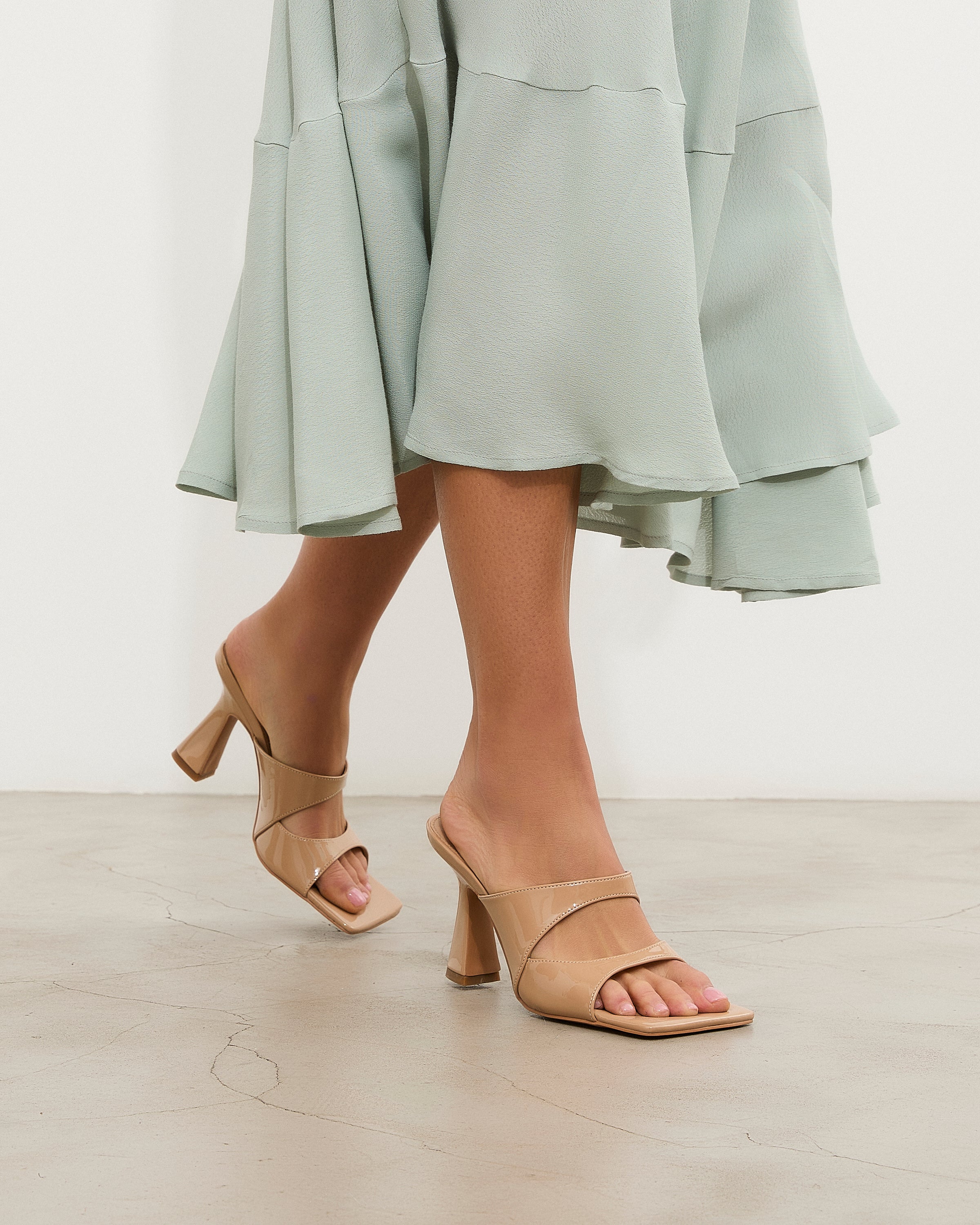 MIM Sandalia de tacón Alis Nude