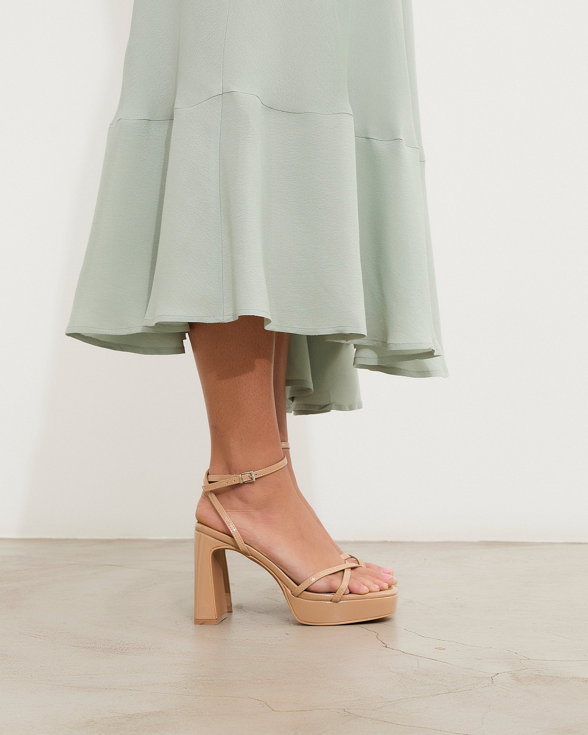 MIM Sandalia de tacón Greta Nude