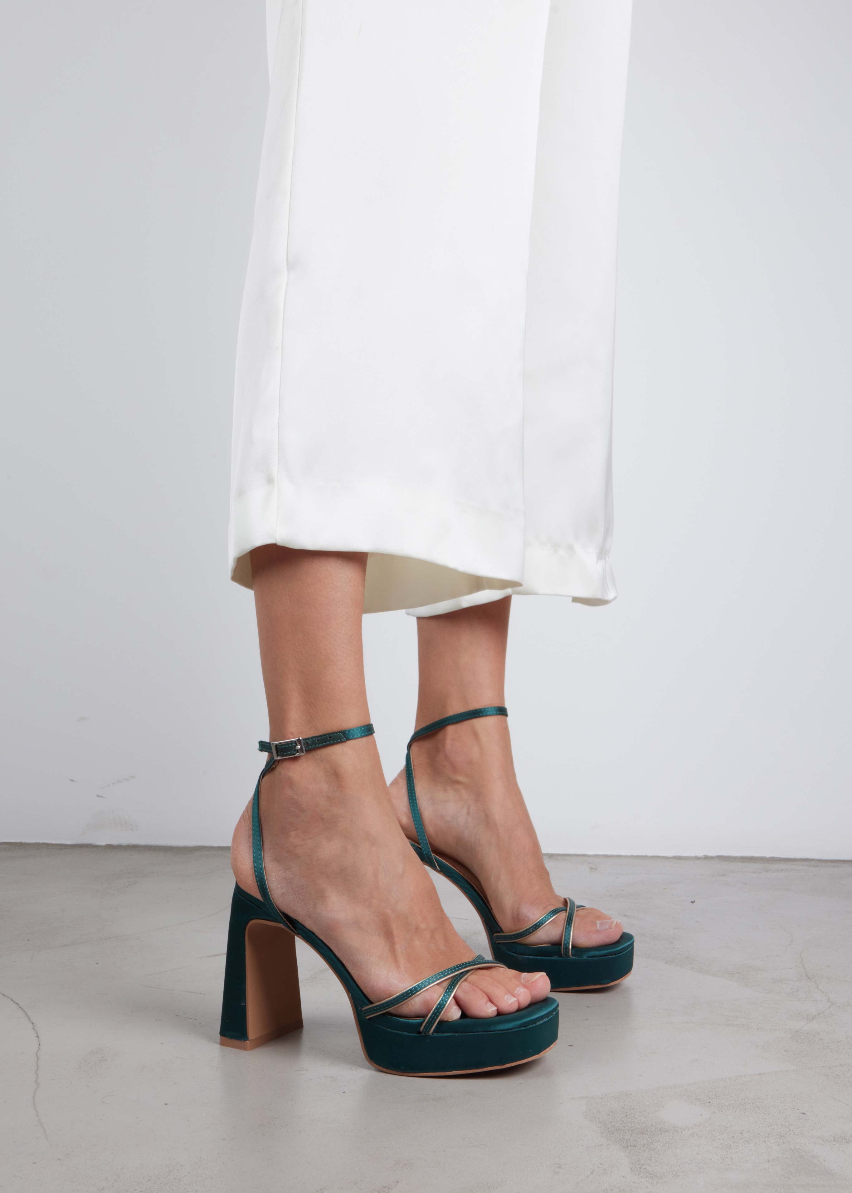 MIM Sandalia de tacón GRETA VERDE