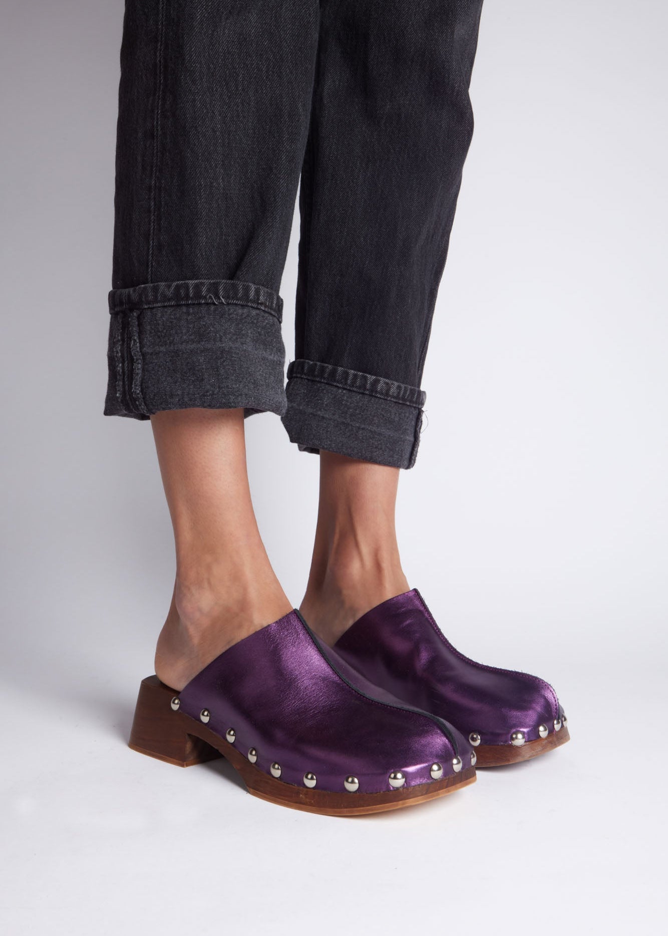 MIM Sandalia de tacón LEVI MORADO