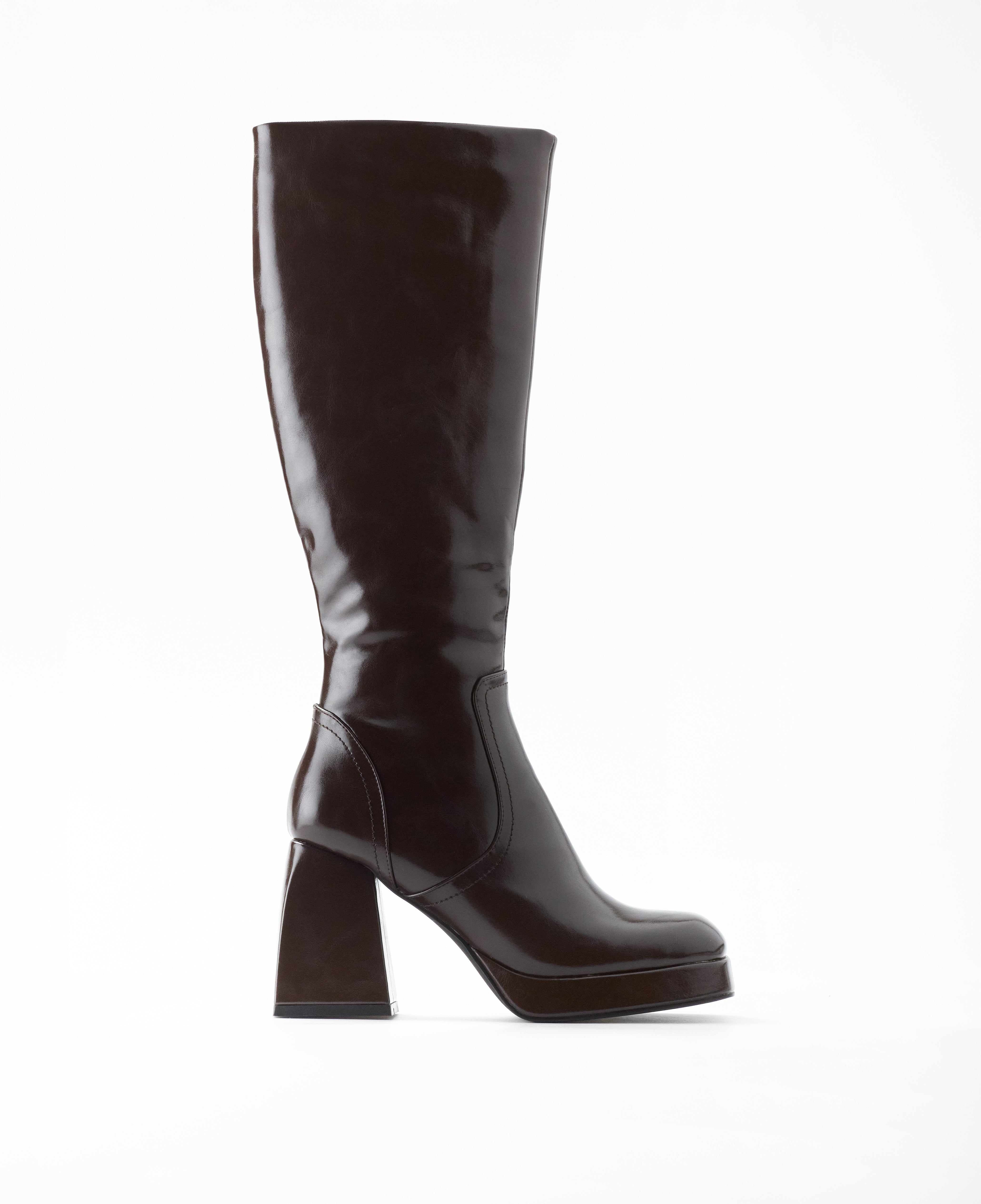 MIM Botas y botines CREM CHOCOLATE