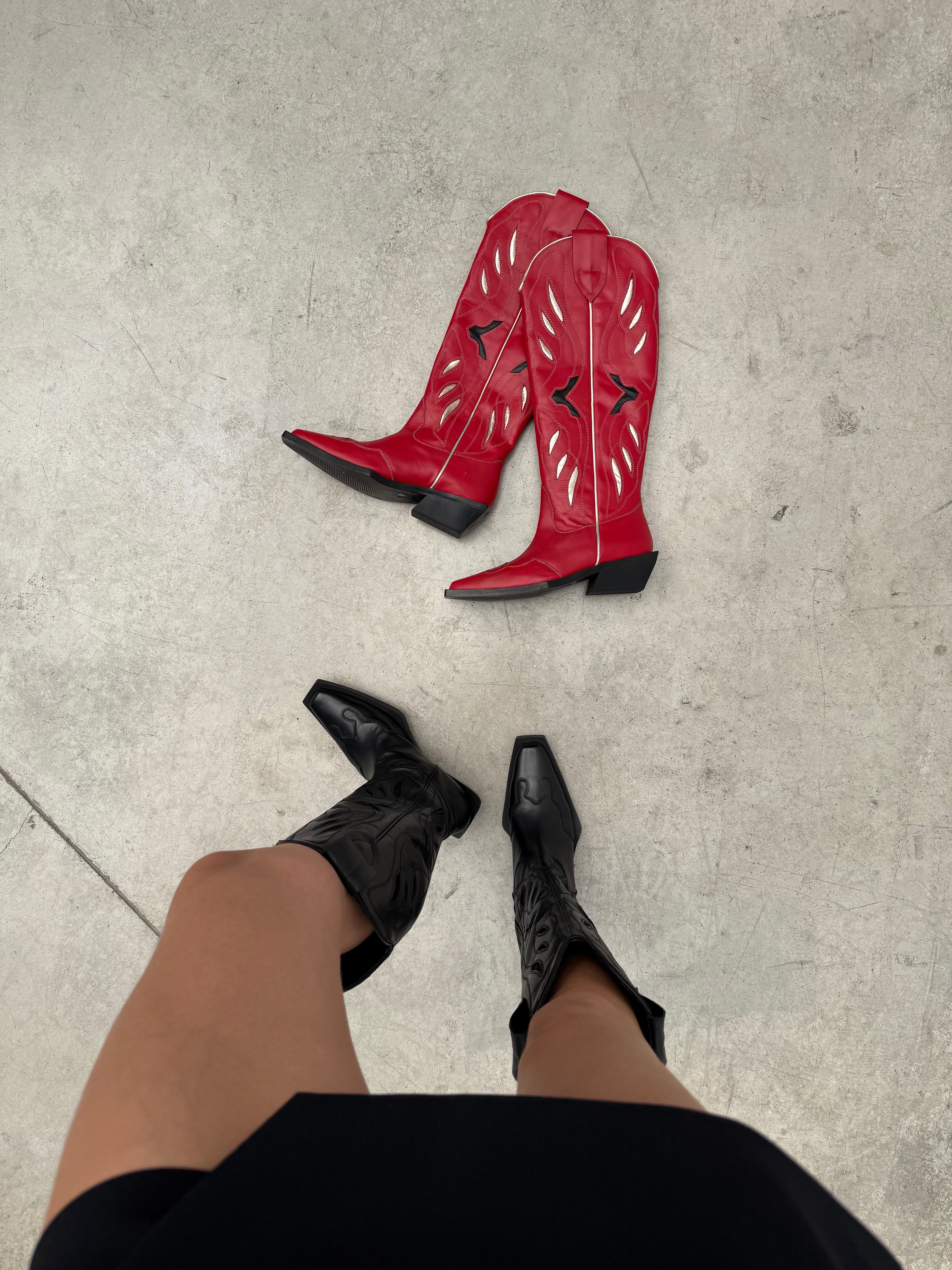 MIM Botas y botines ROUGE WESTERN ROJO