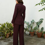 MIM Chaqueta BLAZER ELY BERENJENA