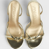 MIM Sandalia de tacón Andee Dorado