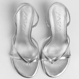 MIM Sandalia de tacón Andee Plata