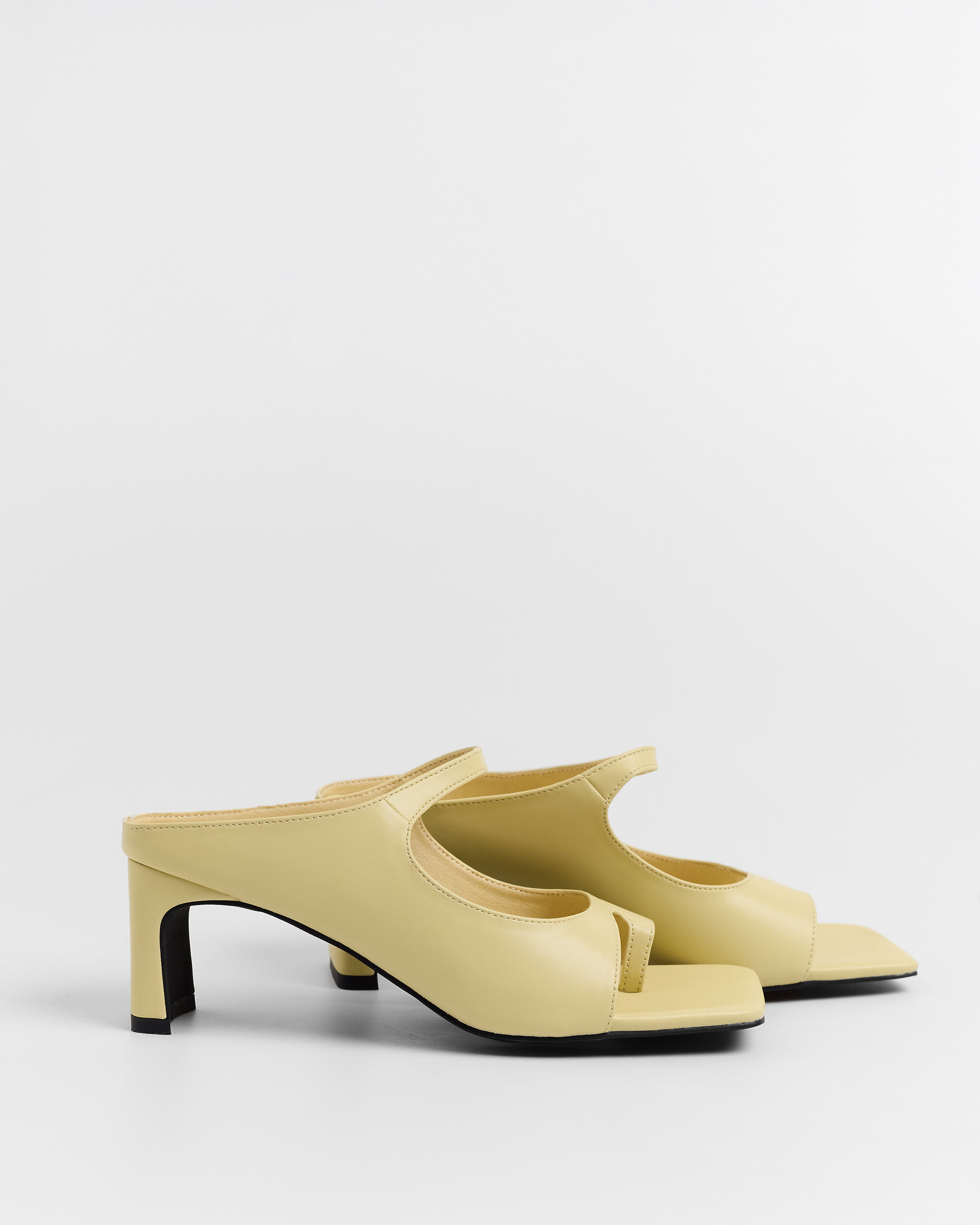 MIM Sandalia de tacón Ness Amarillo