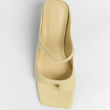 MIM Sandalia de tacón Ness Amarillo