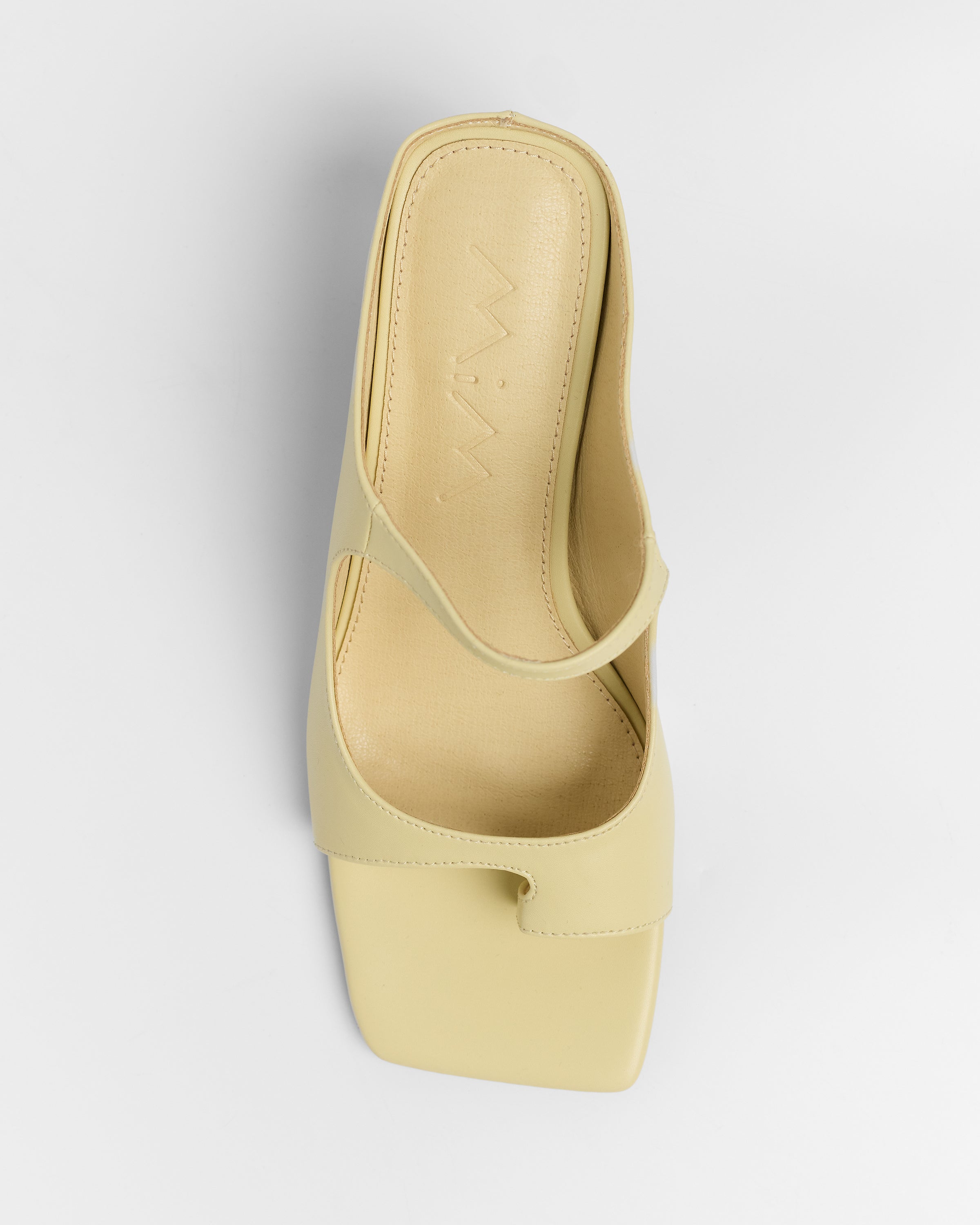 MIM Sandalia de tacón Ness Amarillo