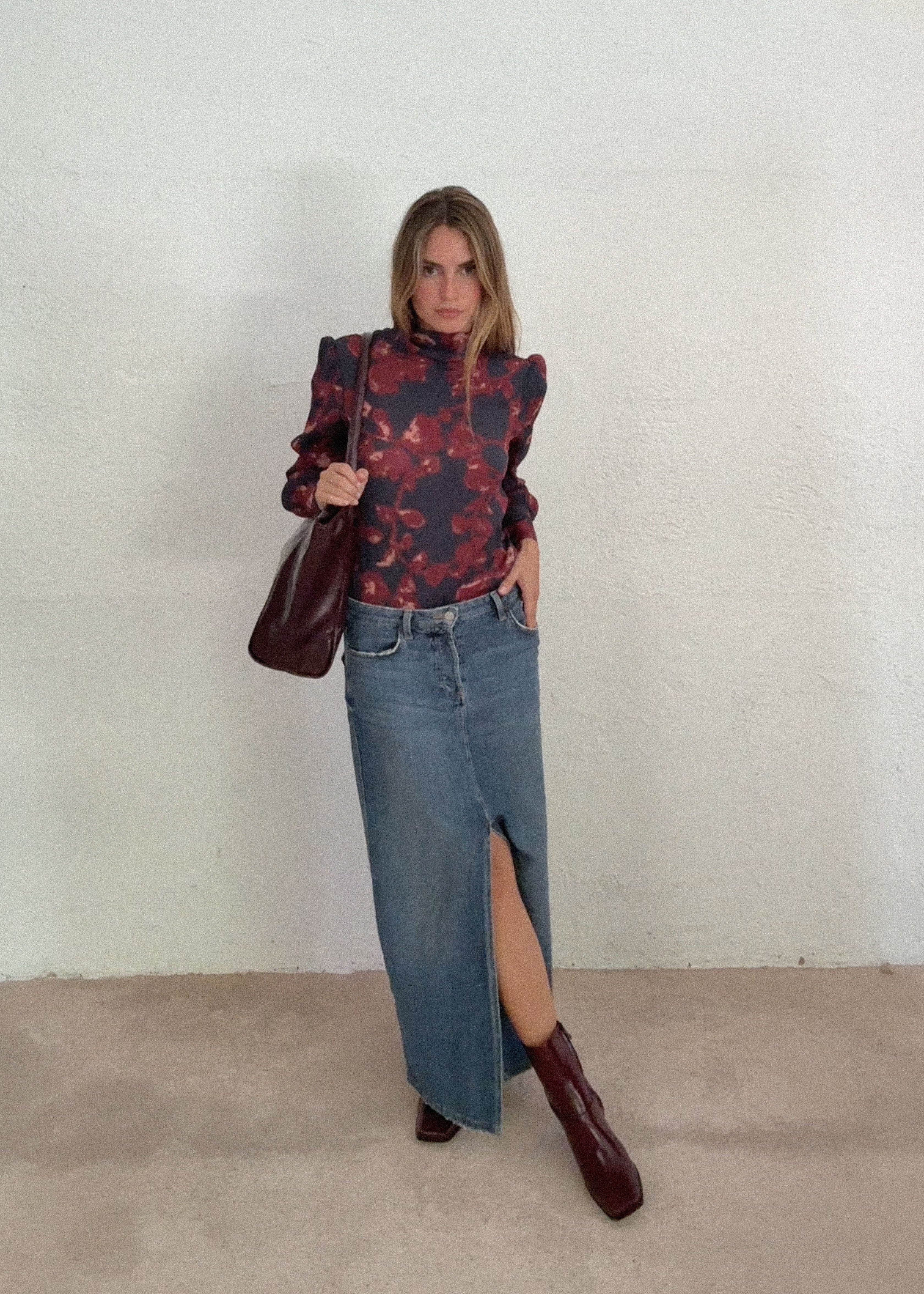 MIM Top BLUSA VIVI AZUL MARINO