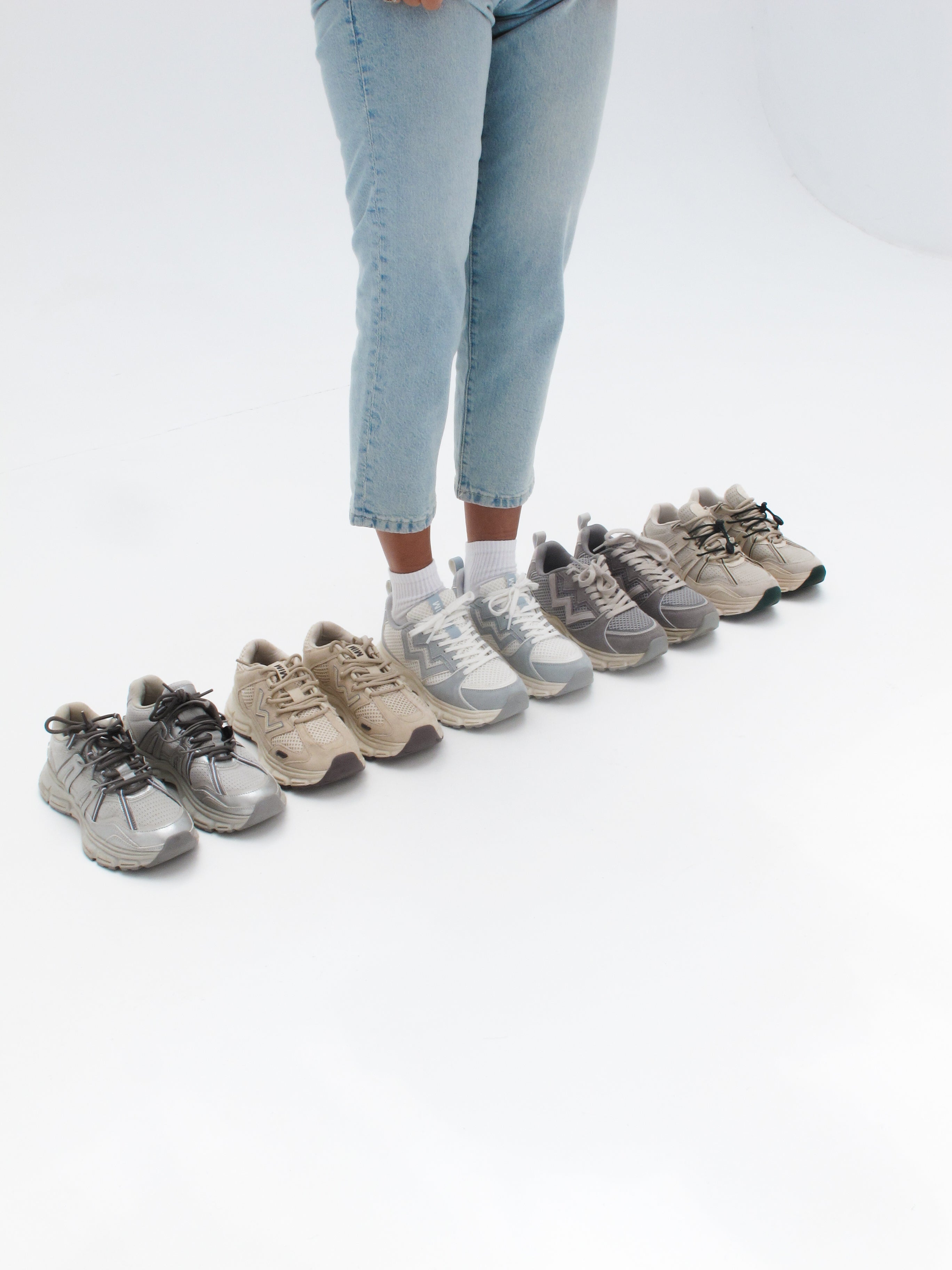 MIM Zapatilla Double U 2.0 Celeste