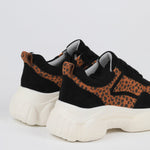 MIM Zapatilla MS39 W Black Leopard