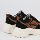 MIM Zapatilla MS39 W Black Leopard