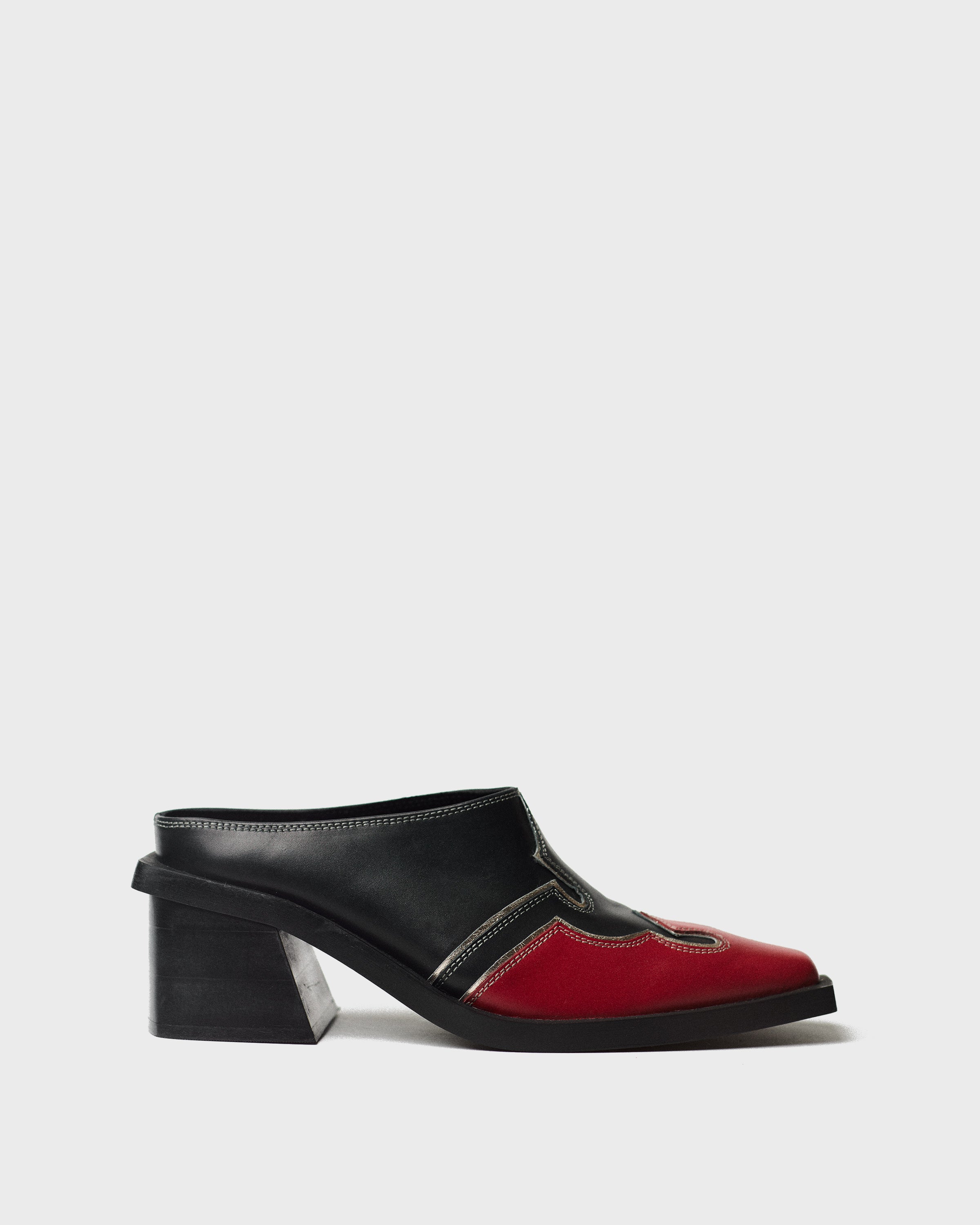 MIM Zueco Paris Mule Rojo